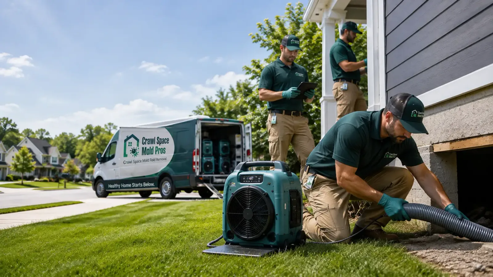 Crawl Space Mold Removal in Oakley, ID